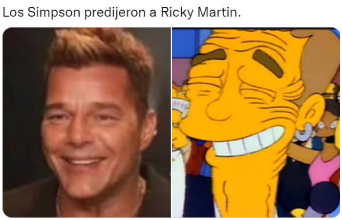 Los Simpson predijeron a Ricky Martin