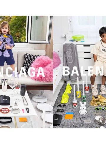 fotos niños Balenciaga