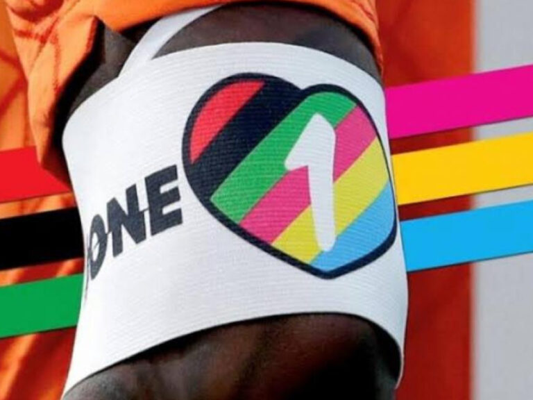 'One Love' El brazalete de derechos LGBTQ