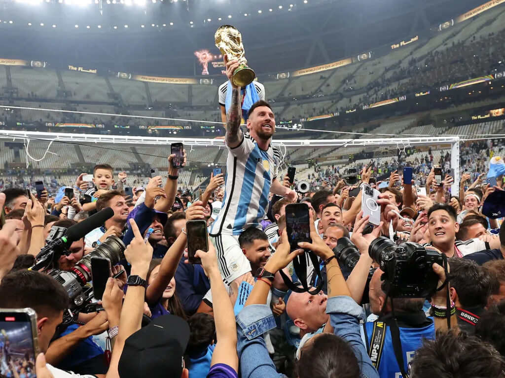 Lionel Messi se consagra como campeón del mundo con la Selección Argentina