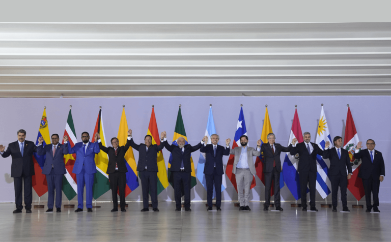 presidentes latinoamericanos en brasilia