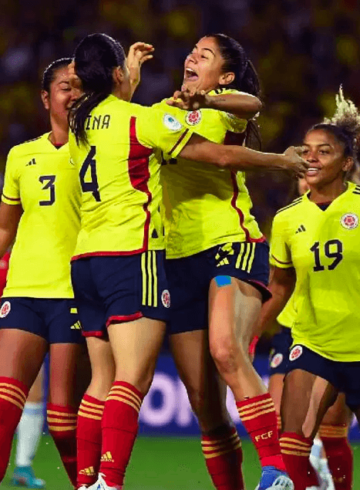 Selección Colombia femenina gana ante Corea del Sur.