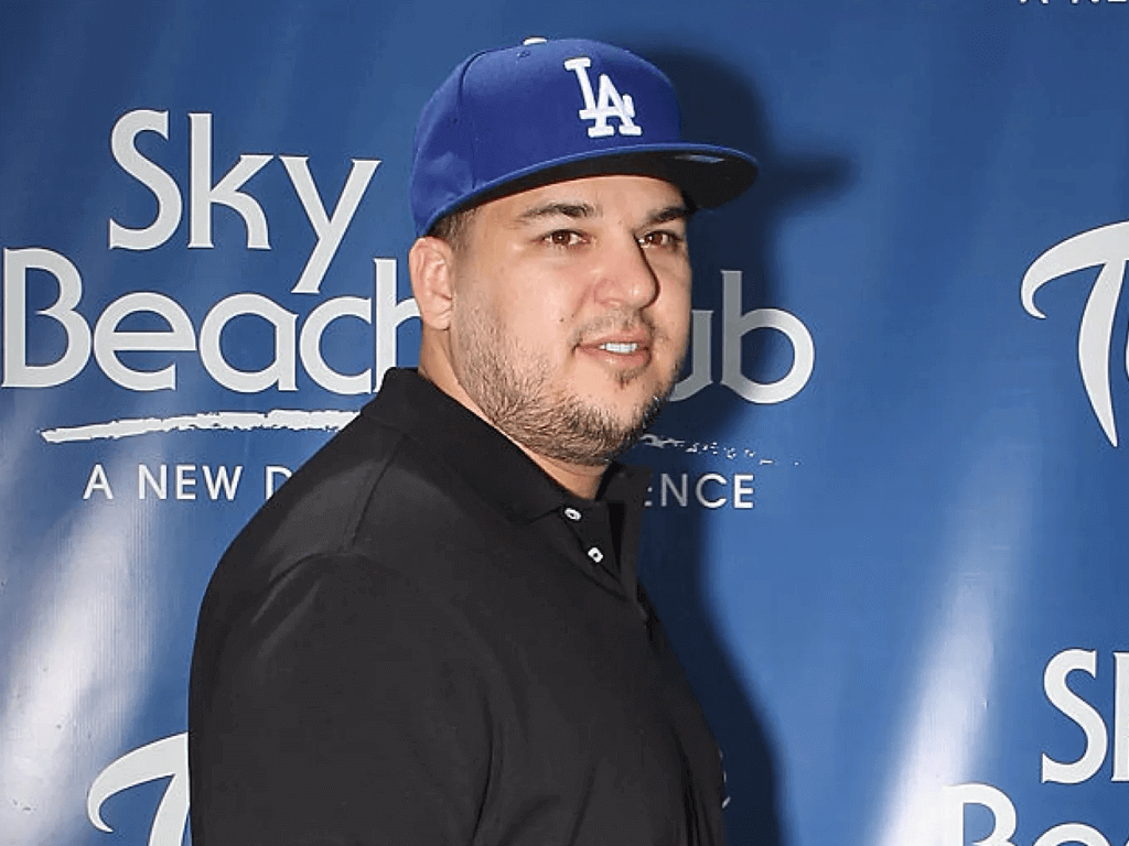 rob kardashian pareciera no ser parte del clan