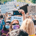 Mujeres protestando en Washington