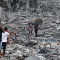 Destrucción en Gaza