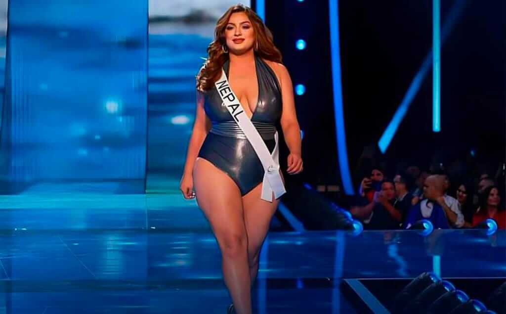 miss nepal primera mujer talla grande
