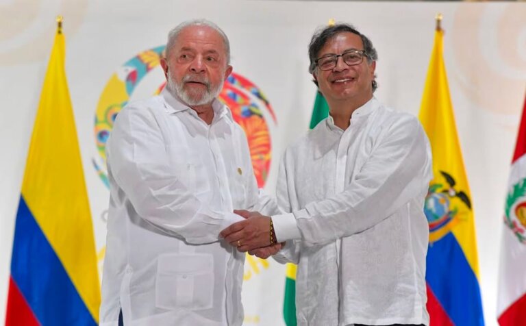 Lula da Silva y Gustavo Petro