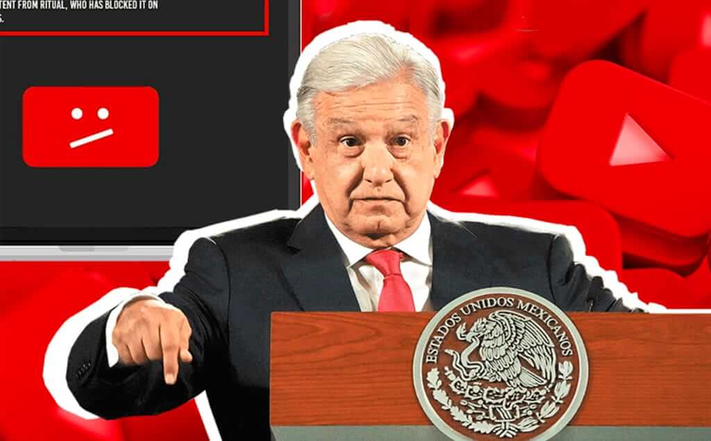 amlo contra youtube