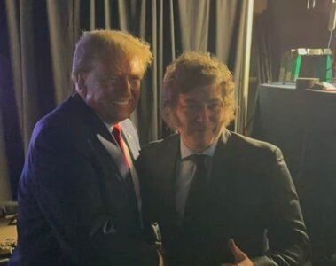 milei y trump juntos