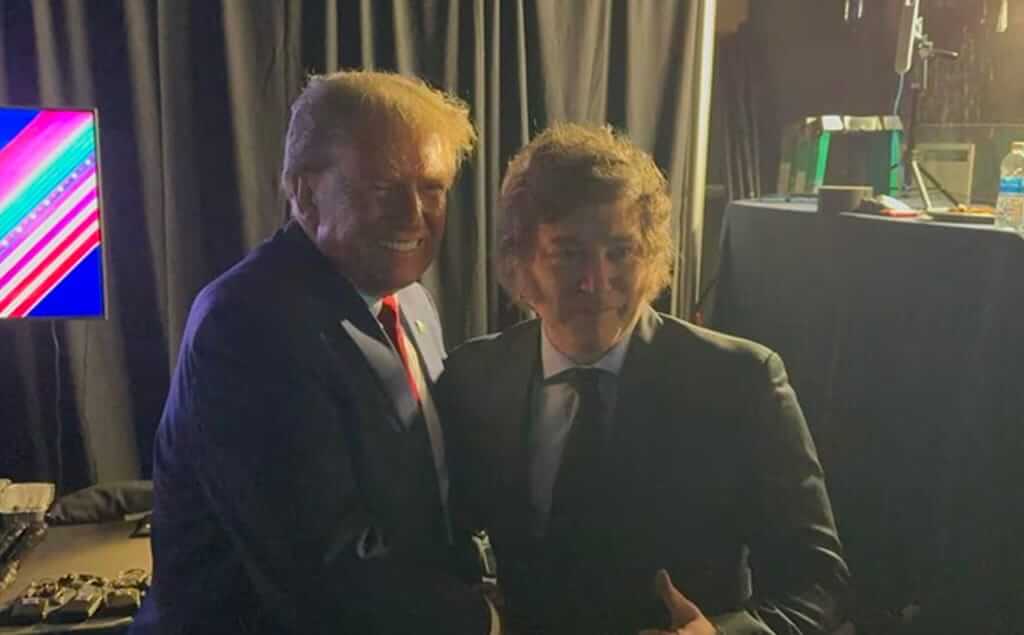 milei y trump juntos