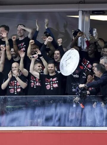 Celebración Bayer Leverkusen