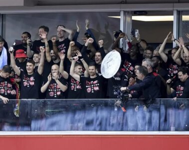 Celebración Bayer Leverkusen