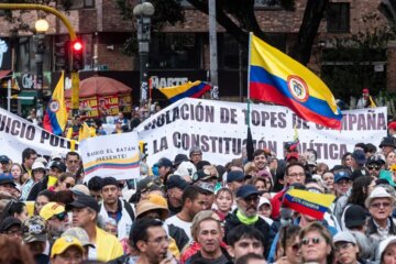 Marchas colombia 21 de abril 2024