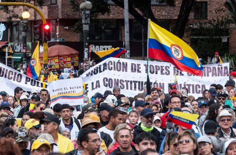 Marchas colombia 21 de abril 2024