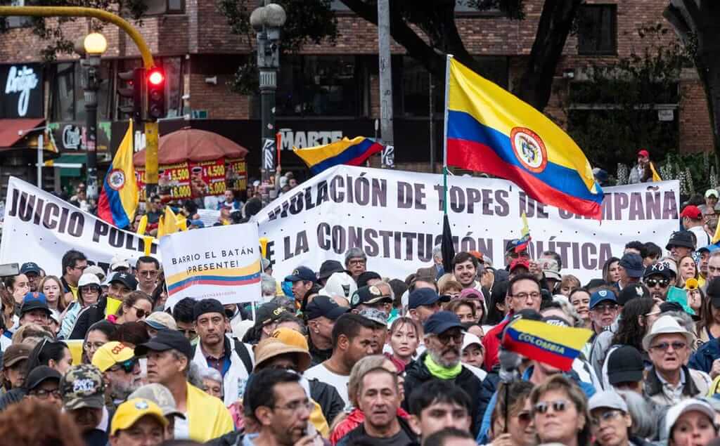 Marchas colombia 21 de abril 2024