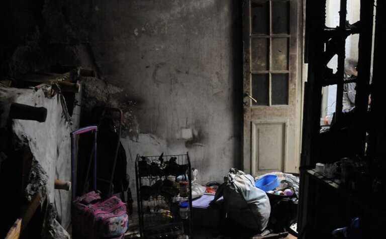 Habitación mujeres quemadas en Argentina