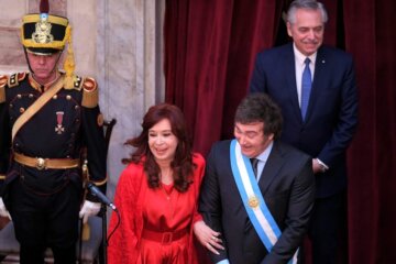 Javier Milei y Cristina Fernández