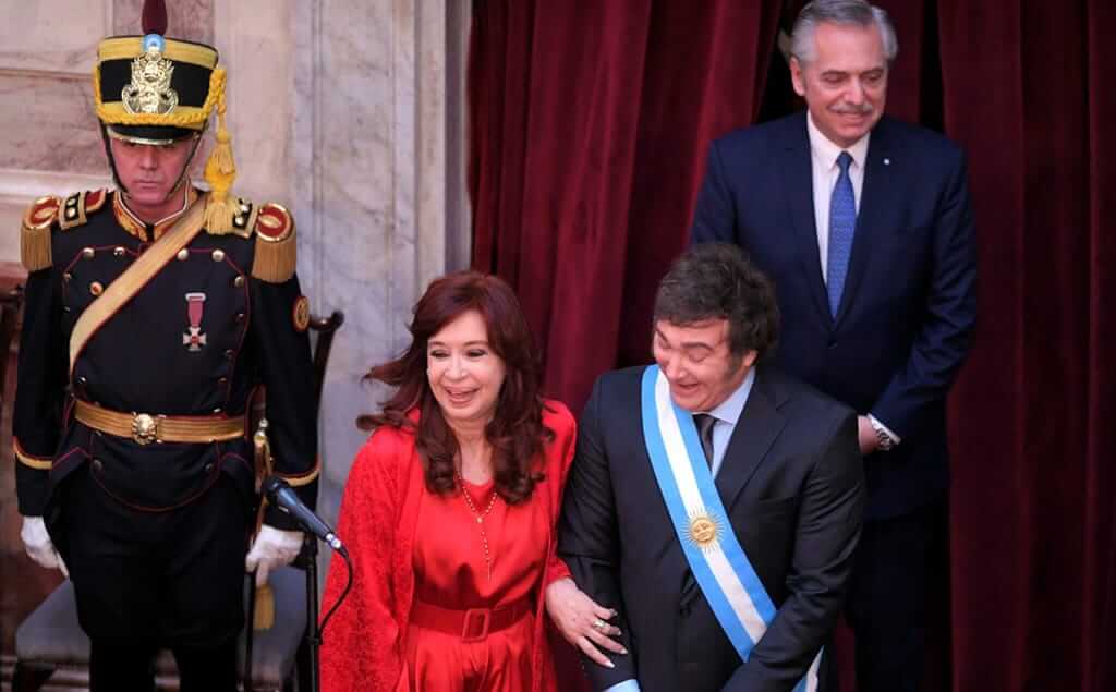 Javier Milei y Cristina Fernández