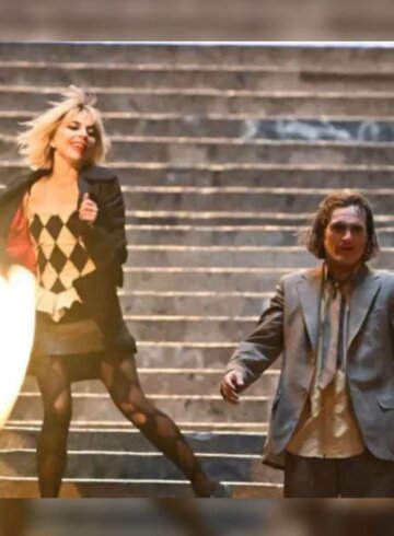 Lady Gaga y Joaquin Phenix en una escena del Joker 2