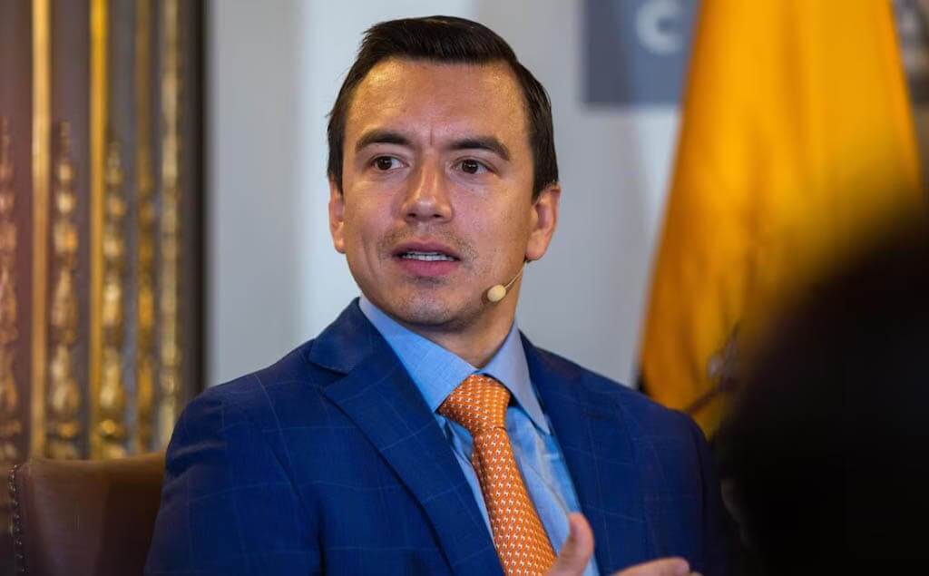 Daniel Noboa, presidente de Ecuador