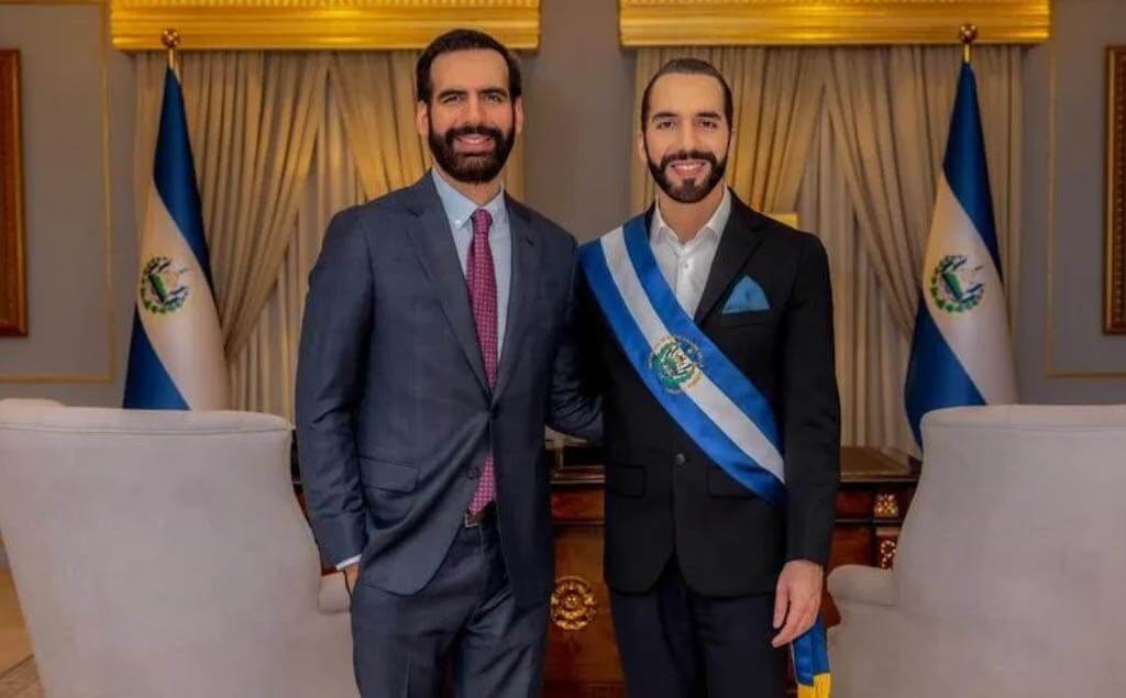 Nayib y Karim Bukele