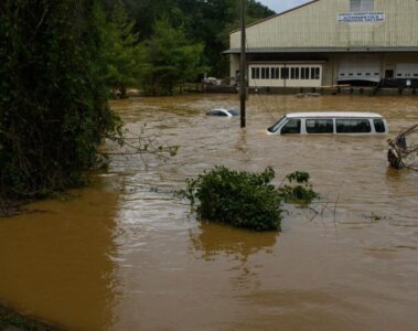 Inundaciones en EEUU tras el paso de Helene