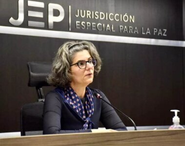 Julieta Lemaitre en la jurisdicción especial para la paz.