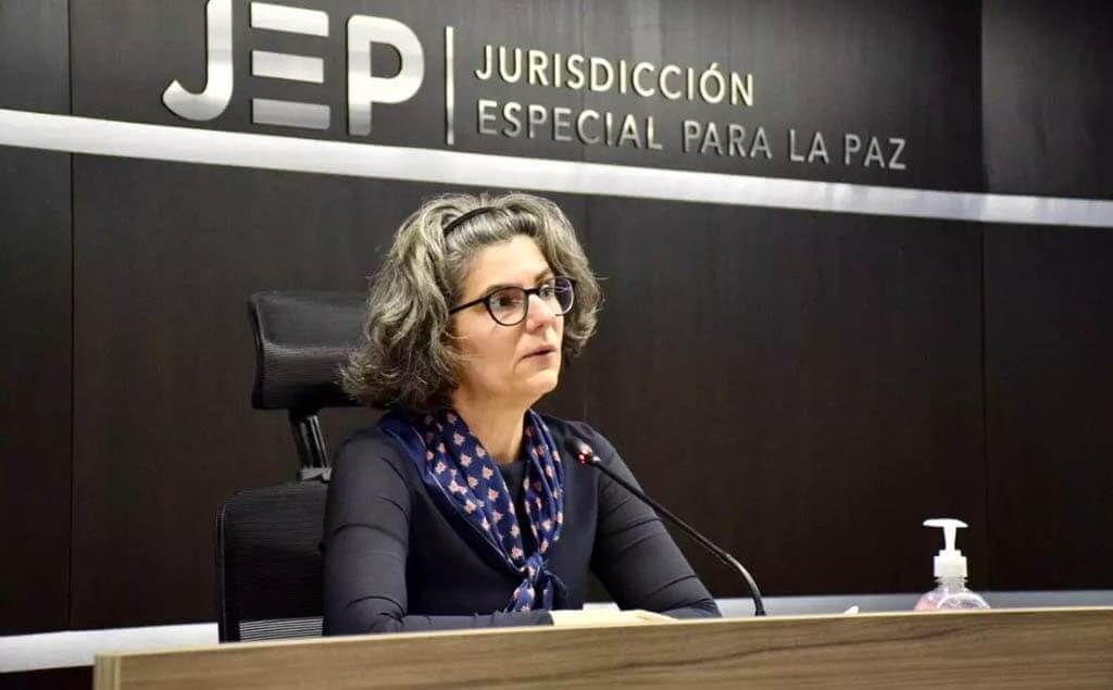 Julieta Lemaitre en la jurisdicción especial para la paz.