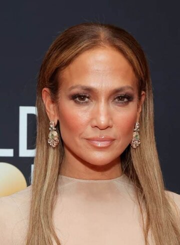 Jennifer Lopez en medio de un evento