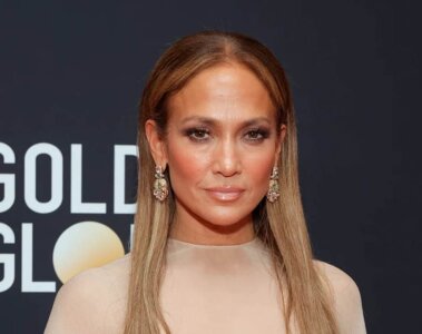 Jennifer Lopez en medio de un evento