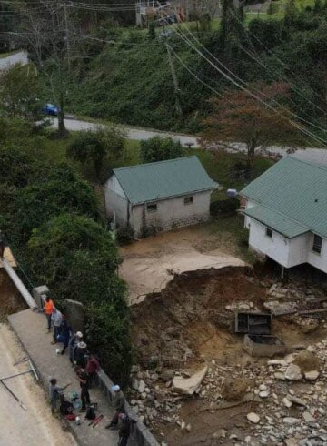 Estragos del huracán Helene