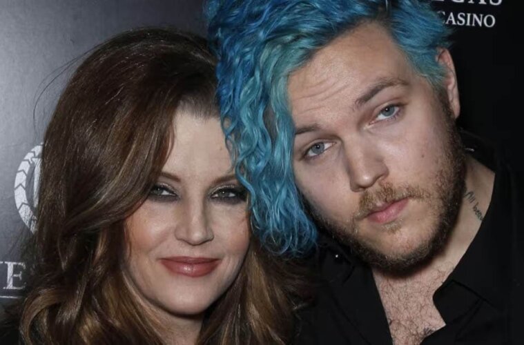 Lisa Presley y su hijo Benjamin