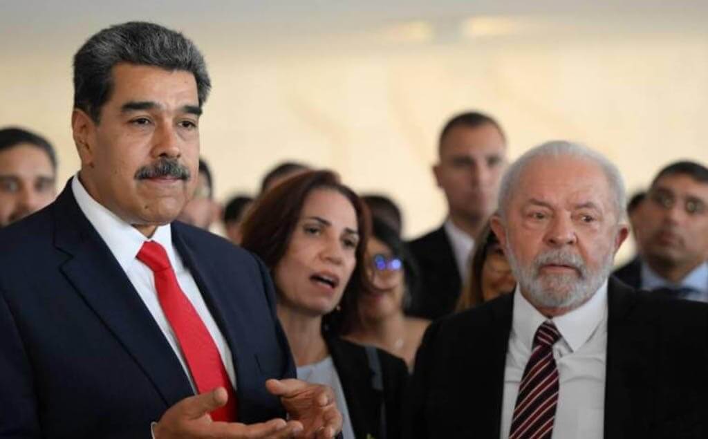 Nicolás Maduro, presidente de Venezuela y Lula da Silva, presidente de Brasil