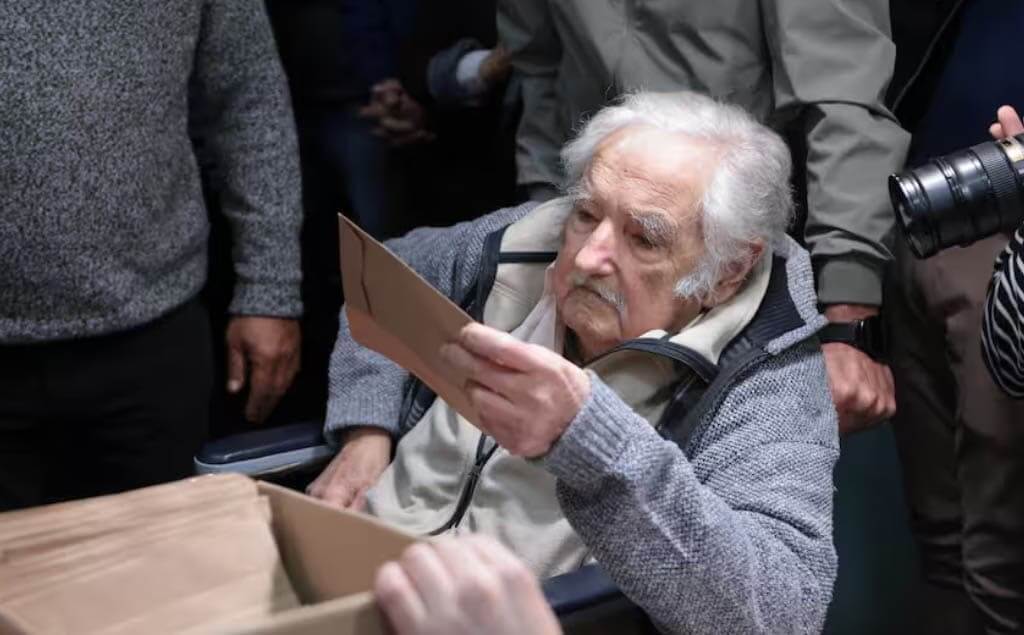 Pepe Mujica en jornada de elecciones