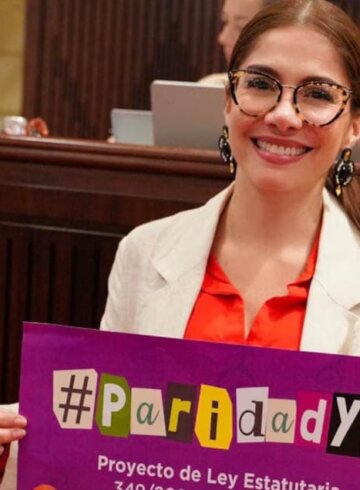 Representante Catherine Juvinao, autora del proyecto de Paridad Ya en cargos público