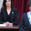 Victoria Villarruel y Javier Milei en un acto público