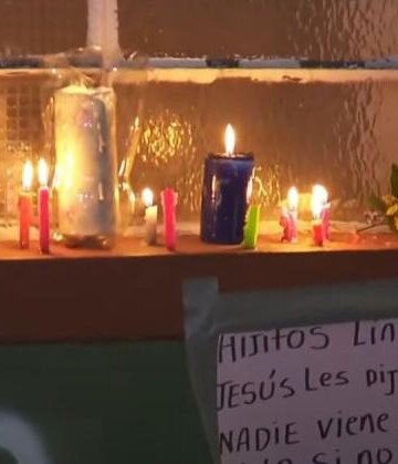 velatón por Santi Esteban y Susan Camila niños asesinados