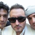 integrantes de la banda Reik: Jesús Navarro,Julio Ramírez y Bibi Marín