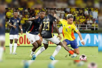 Ecuador y Colombia en partido de eliminatorias suramericanas