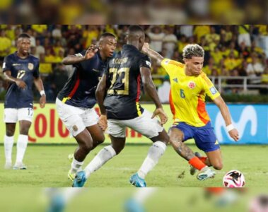 Ecuador y Colombia en partido de eliminatorias suramericanas