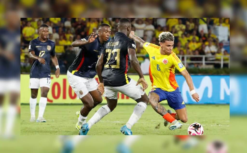 Ecuador y Colombia en partido de eliminatorias suramericanas