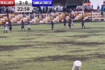 Partido de fútbol en Perú en el que cayó un rayo