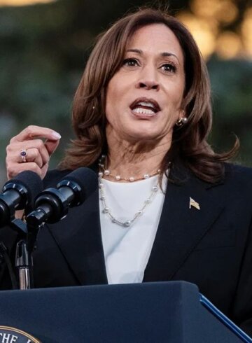 Kamala Harris Hablando sobre su derrota