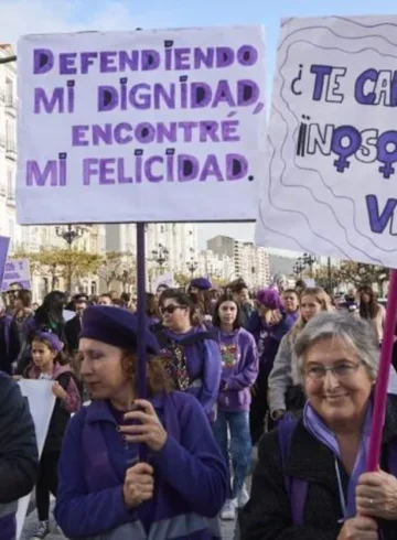 manifestaciones contra la violencia de genero