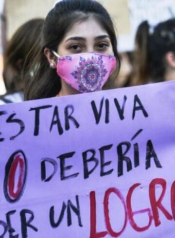 Marchas por feminicidios en Colombia