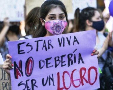 Marchas por feminicidios en Colombia