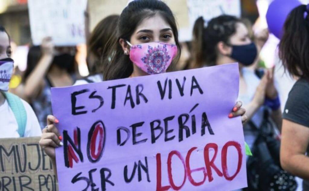 Marchas por feminicidios en Colombia