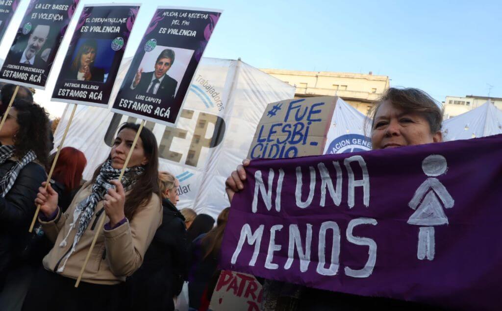 marchas contra la violencia de la mujer:ni una menos