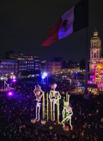 Mega ofrenda en ciudad de mexico