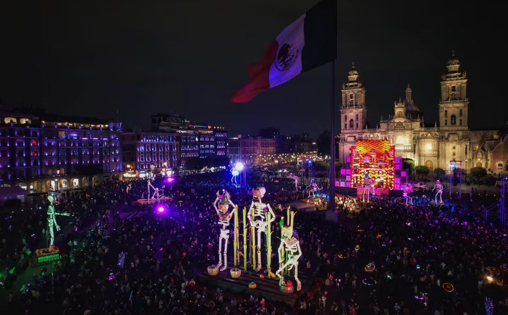 Mega ofrenda en ciudad de mexico